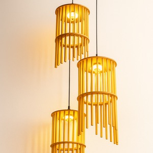 Handcrafted Decorative Pendant Light Collection – Artistic Wooden, Metal & Fabric Hanging Lamps with Floral, Boho, and Modern Designs for Kitchen, Dining, and Living Spaces