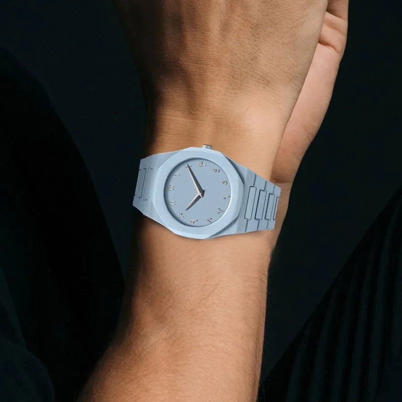 Arabic Aura Watch – Modern Luxury Timepiece with Arabic Numerals, Stainless Steel Design, Quartz Movement, Elegant Dial, and Water-Resistant Build for Men & Women