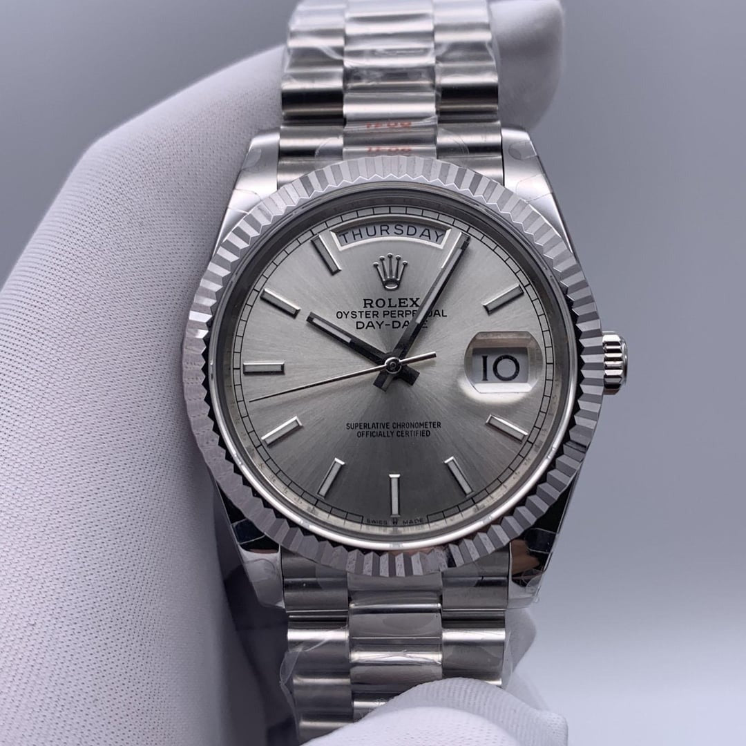 Rolex Day-Date Watch – Luxury Automatic Gold Timepiece with President Bracelet, Day & Date Display, Sapphire Crystal, Swiss-Made Precision for Men