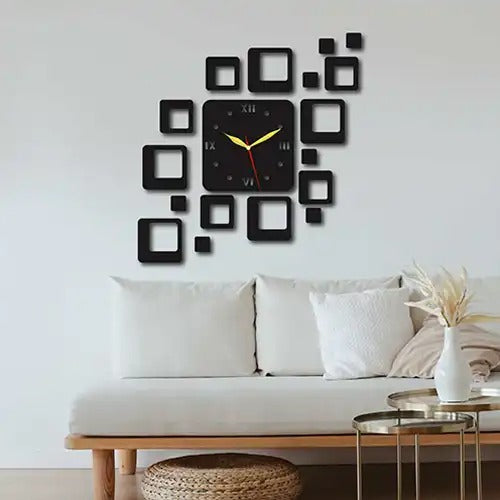 Creative Modern Wall Clocks 3D Acrylic Decorative Timepieces with Geometric Tree Bird Butterfly and Fairy Designs Stylish Wall Art for Living Room Bedroom Office and Home Decor